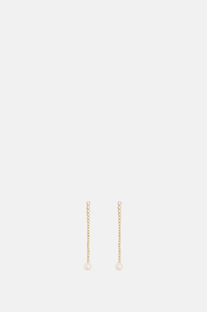 Ragbag Odile Chandelier Gold Earrings.