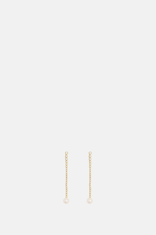 Ragbag Odile Chandelier Gold Earrings.