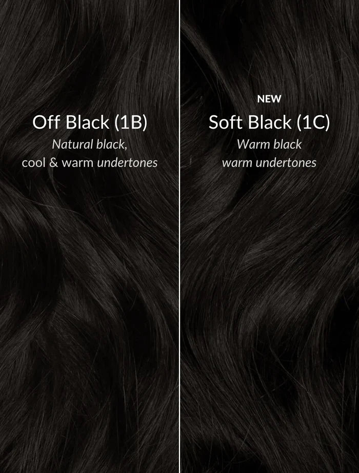 Off Black (1B) 20" 160g - Clip-Ins