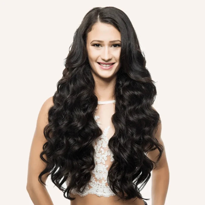 Off Black (1B) 22" 220g - Clip-Ins