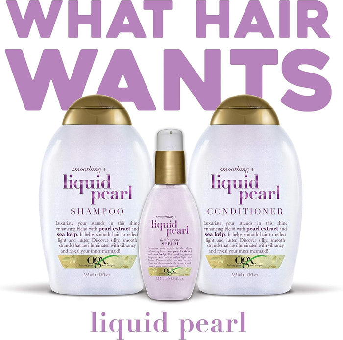 OGX SMOOTHING LIQUID PEARL SHAMPOO    385ml  13 oz