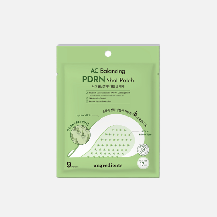 ONGREDIENTS AC Balancing PDRN Shot Patch 9pcs