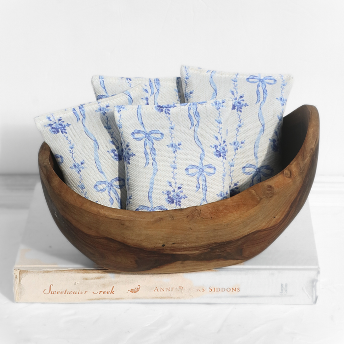 Organic Lavender Sachet Set - Blue Coquette