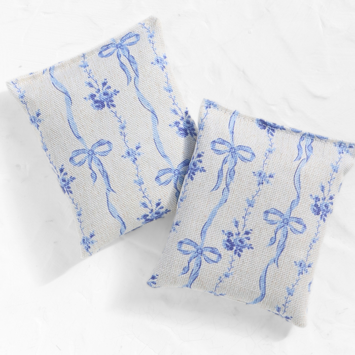 Organic Lavender Sachet Set - Blue Coquette