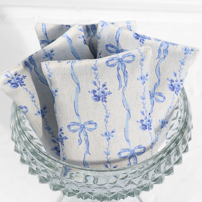 Organic Lavender Sachet Set - Blue Coquette