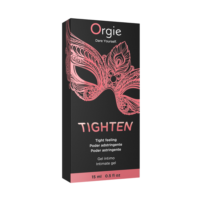 An image of Orgie Tighten Gel 15 ml in the white background.