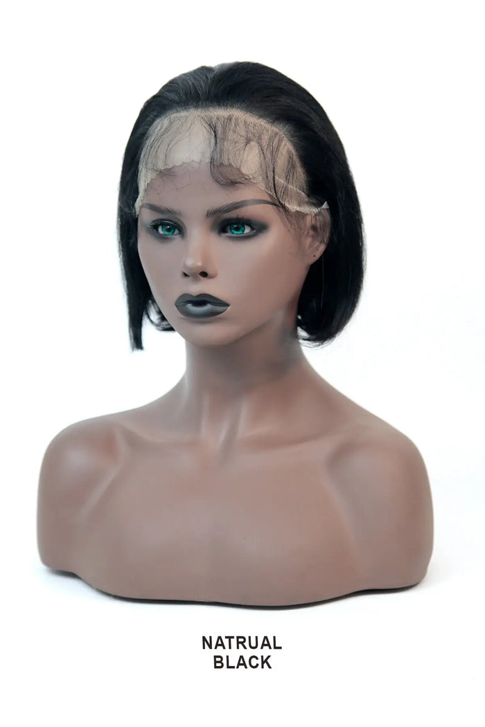 OUTRE MY TRESSES BLACK LABEL 13X4 LACE FRONTAL WIG - HH VIRGIN STRAIGHT BOB 10" OUTRE