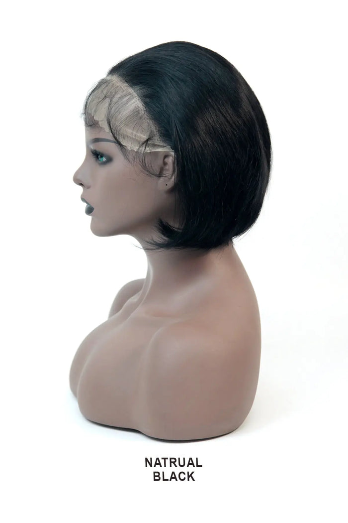 OUTRE MY TRESSES BLACK LABEL 13X4 LACE FRONTAL WIG - HH VIRGIN STRAIGHT BOB 10" OUTRE
