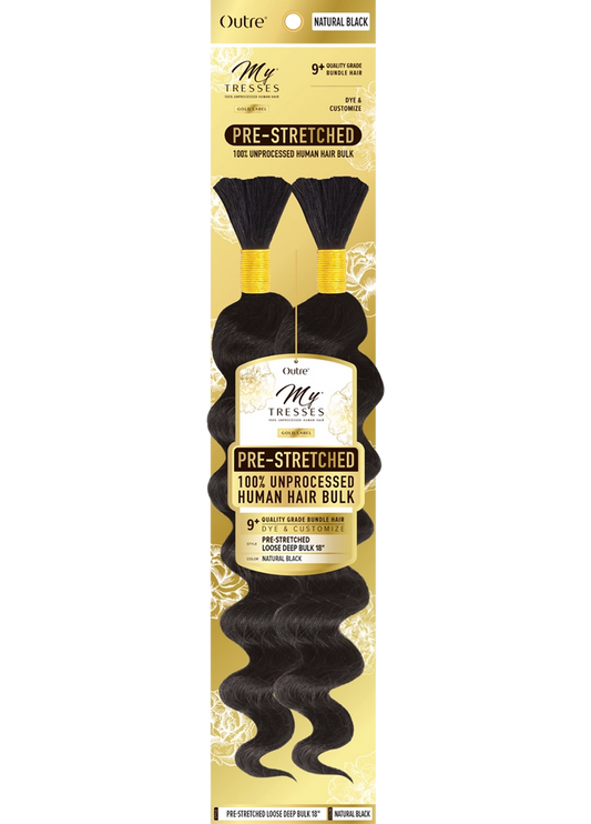 Outre Mytresses Gold Label - PRE-STRETCHED LOOSE DEEP BULK 18"