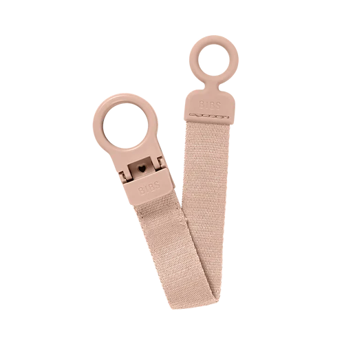 Bibs Soothers - Pacifier Clip - Blush