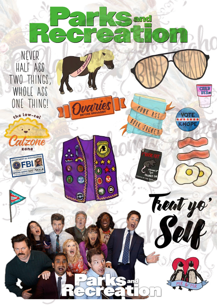 Parks & Rec Inspired Digital File