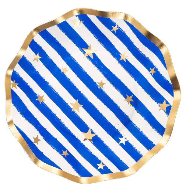 Patriotic Confetti Small Plates