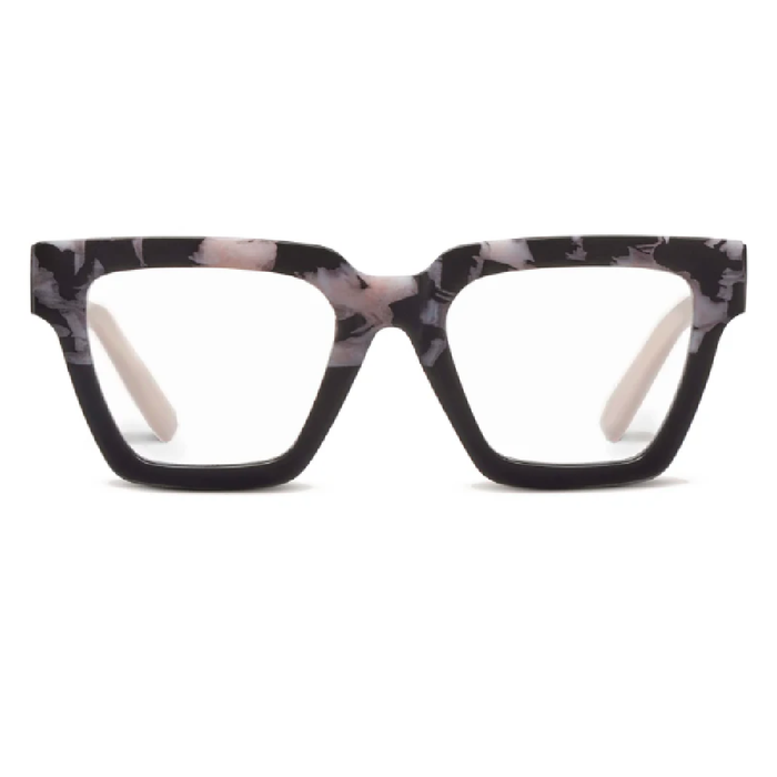 PEEPERS Reading Glasses - Take A Bow - Black Marble/Black