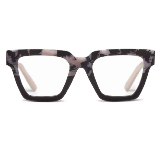 PEEPERS Reading Glasses - Take A Bow - Black Marble/Black