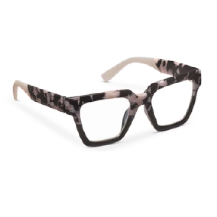 PEEPERS Reading Glasses - Take A Bow - Black Marble/Black