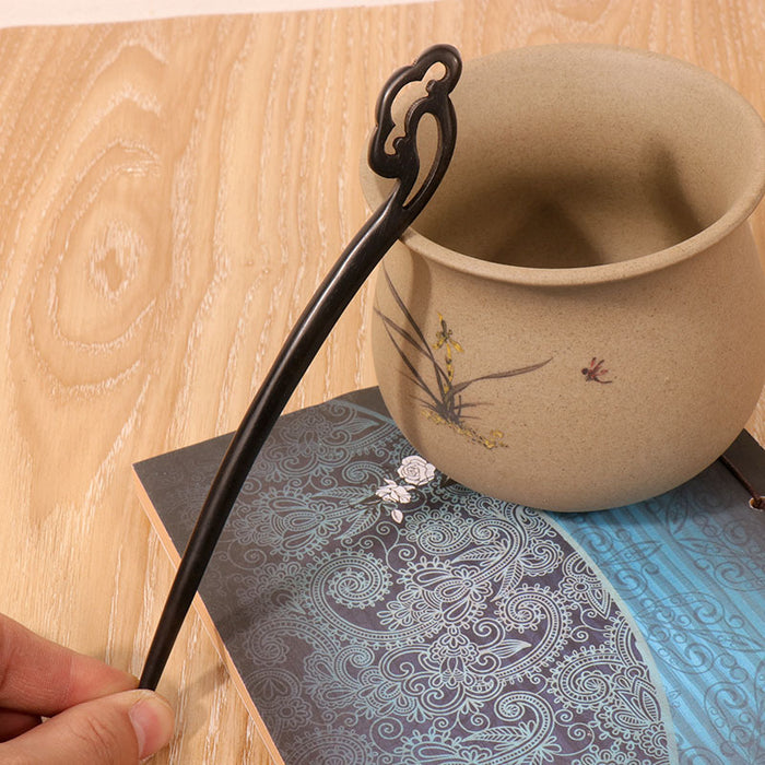 PF080 - 18cm Ebony Hair Sticks - Wholesale