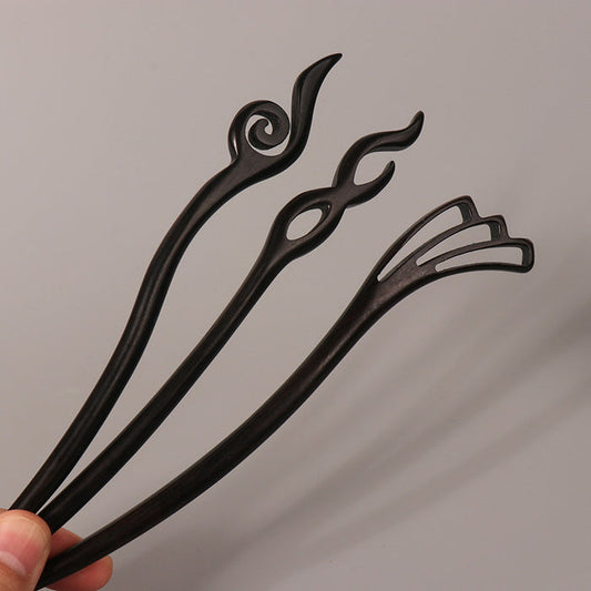 PF083 - 18cm Ebony Hair Sticks - Wholesale