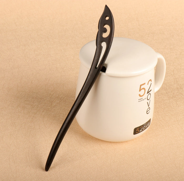 PF084 - 18cm Ebony Hair Sticks - Wholesale