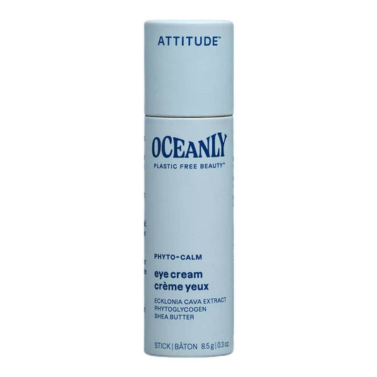 Oceanly eye cream stick on a white background.