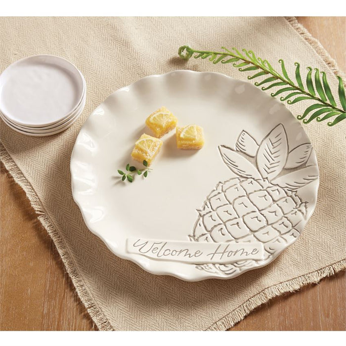 Pineapple Round Tray