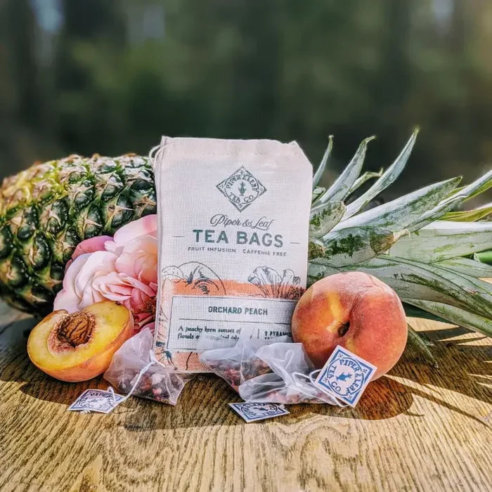 Piper $ Leaf Orchard Peach - 9 Tea Bags