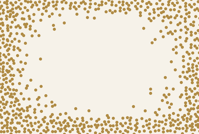 Placemats Gold Dots 24ct