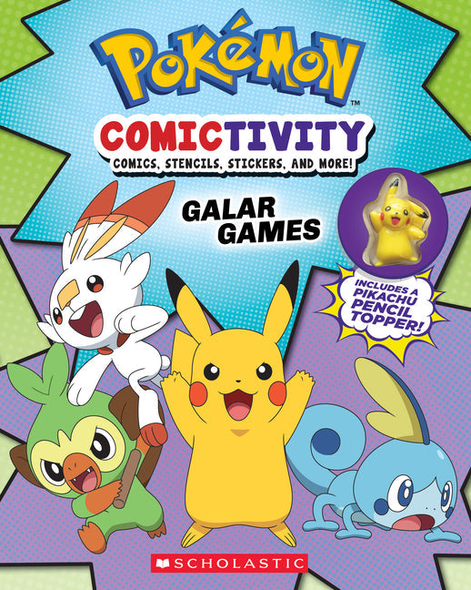 Pokémon Comictivity: Activity Book with Comics, Stencils, Stickers, and More! Galar Games