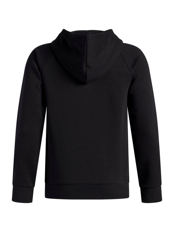 Polerón Lifestyle para niño Rival Fleece Flamin Wordmark Negro Under Armour