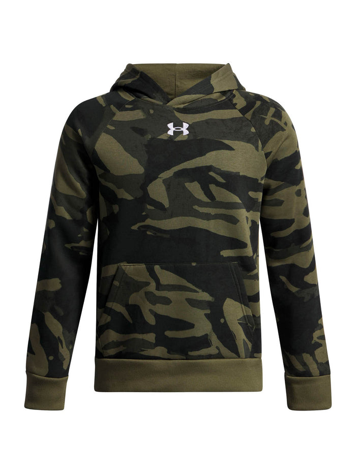 Polerón Lifestyle para niño Rival Fleece Verde Under Armour
