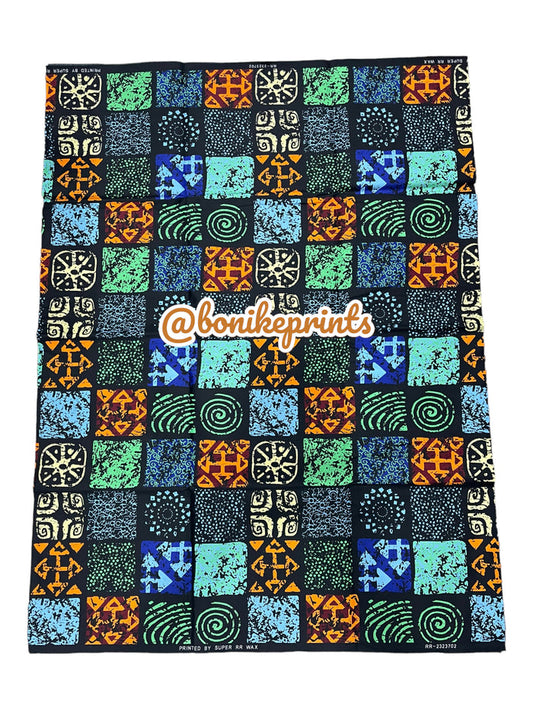Polyester/Cotton African Print/Ankara fabric 003