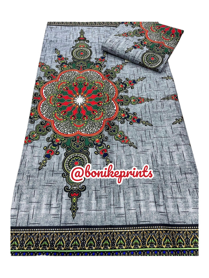Polyester/Cotton African Print/Ankara fabric 006