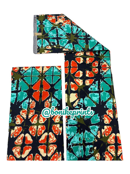 Polyester/Cotton African Print/Ankara fabric 007