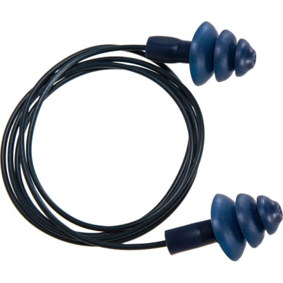 Portwest detectable tpr corded ear plugs (50 pairs)-ep07