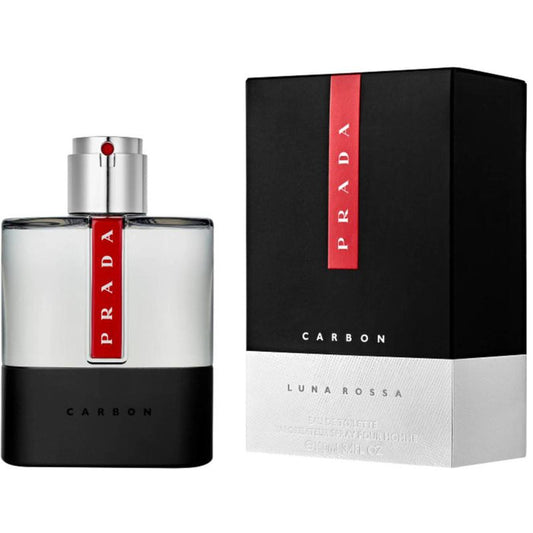 Prada Luna Rossa Carbon Men's Eau de Toilette Spray 3.4 oz (100mL) - ShanShar Beauty : The world of beauty.
