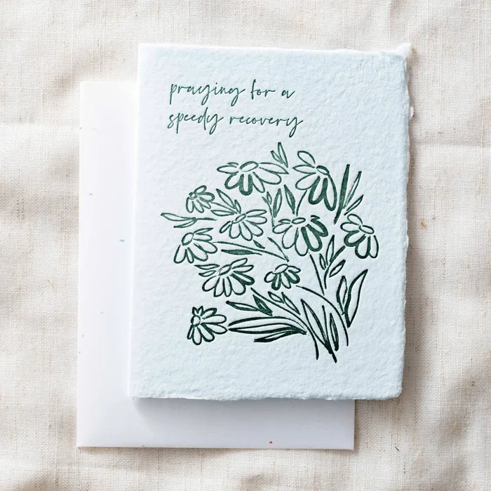 Praying for a speedy recovery- Greeting Card