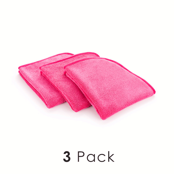 Premium FTW 16 x 16 Pink 3 Pack of towels.