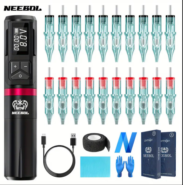 Professional Wireless Tattoo Kit