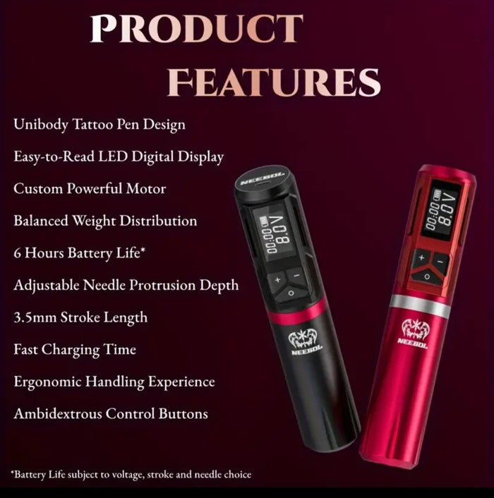 Professional Wireless Tattoo Kit