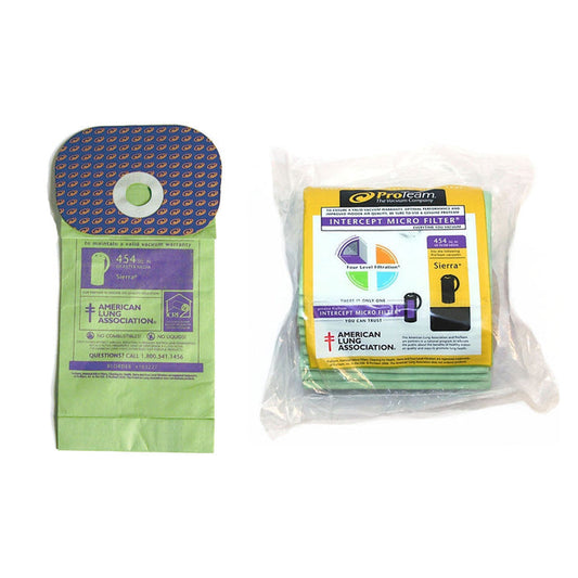 Proteam Paper Bags, Sierra Lil Hummer Hawk Breeze Mic 10Pk Part 103227