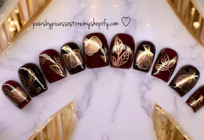 Pumpkin Spice Glam - Paws By Picasso Pumpkin Spice Glam