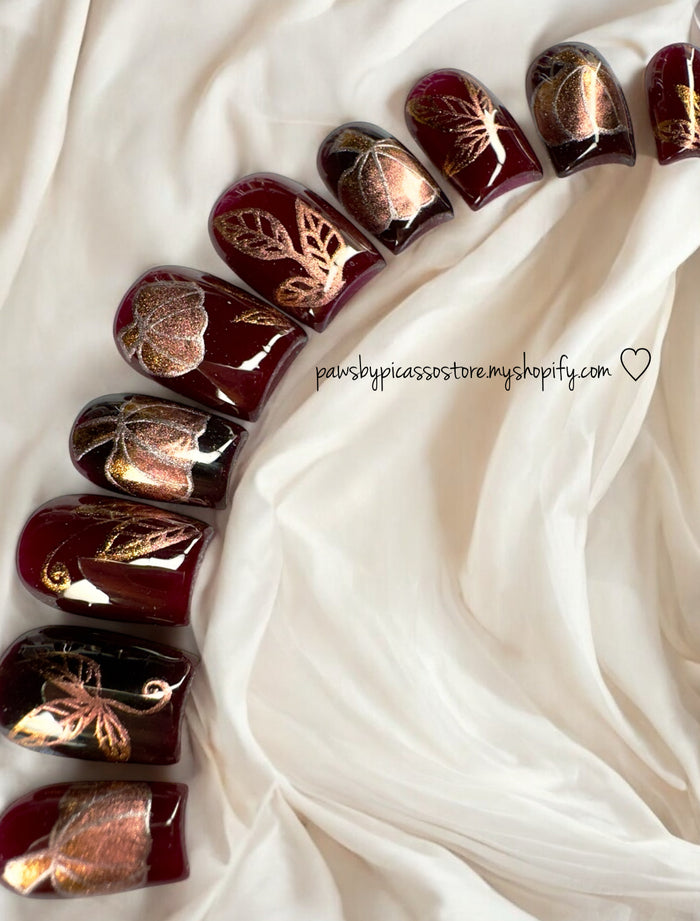 Pumpkin Spice Glam - Paws By Picasso Pumpkin Spice Glam