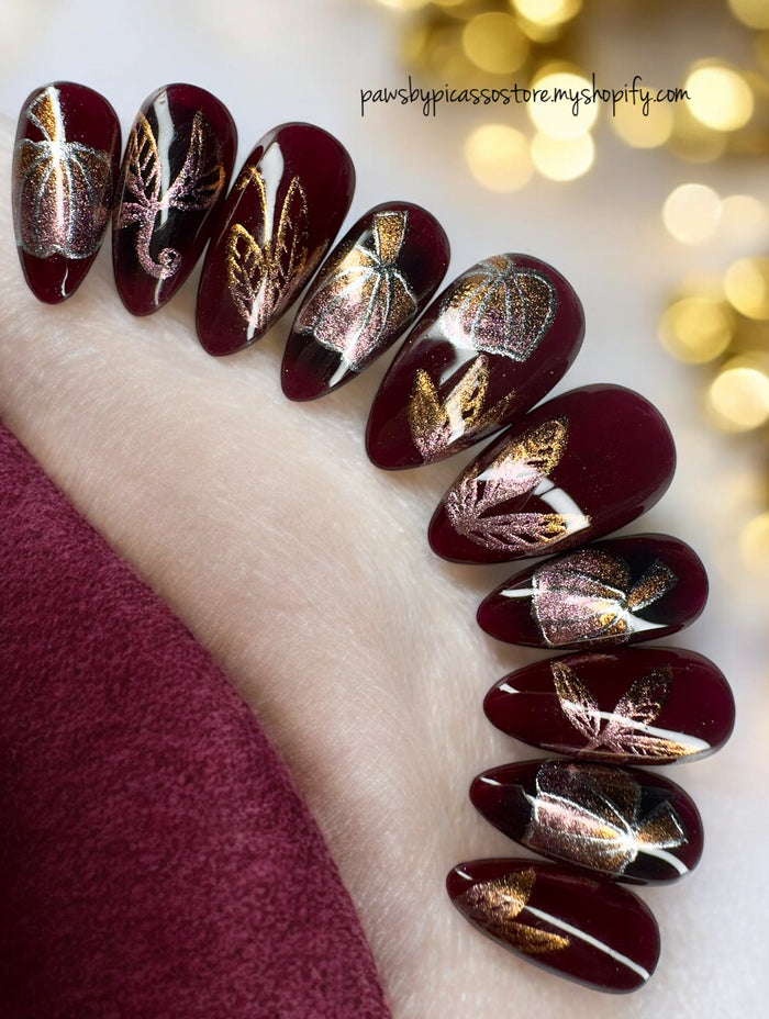 Pumpkin Spice Glam - Paws By Picasso Pumpkin Spice Glam