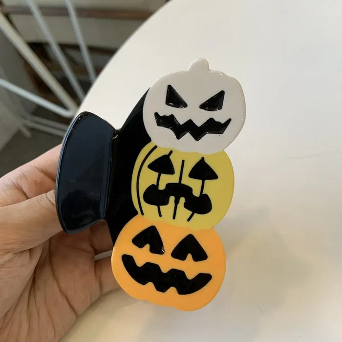 Pumpkin Trio Hair Clip