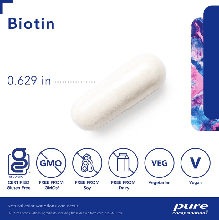 Pure Encapsulations Biotin 8 mg Capsules