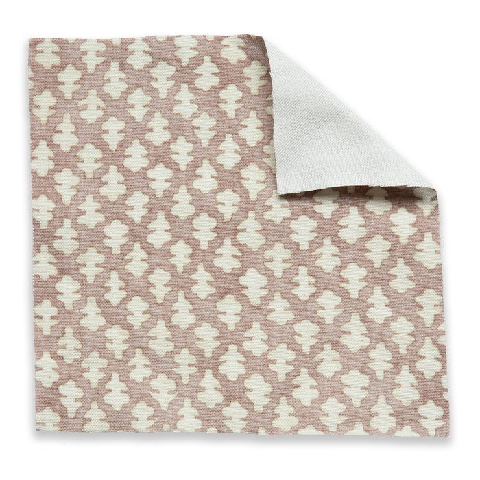 Quinn Mushroom Printed Cotton Throw Pillow, made to order in the USA with short lead times
