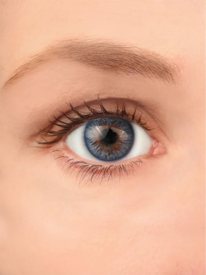 Real Look Contact Lenses | Peacock Blue-Image 1