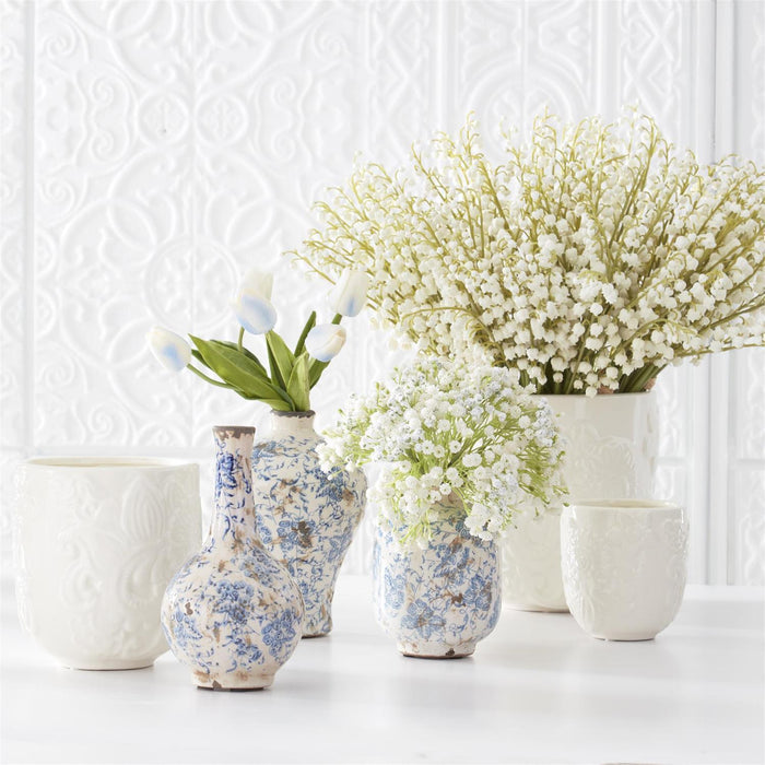 17" Real Touch Lily of the Valley Bundle (9 Stems) - Elegant Linen