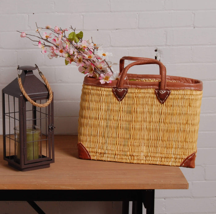 Rectangular Straw Market Bag