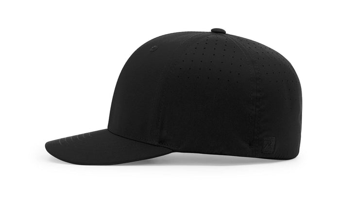 Richardson 743 Black 6-Stitch Performance Ignite LT Umpire Hat (A10)