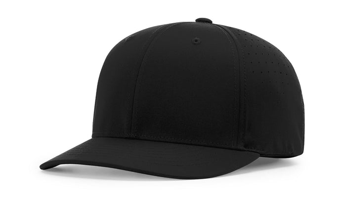 Richardson 743 Black 6-Stitch Performance Ignite LT Umpire Hat